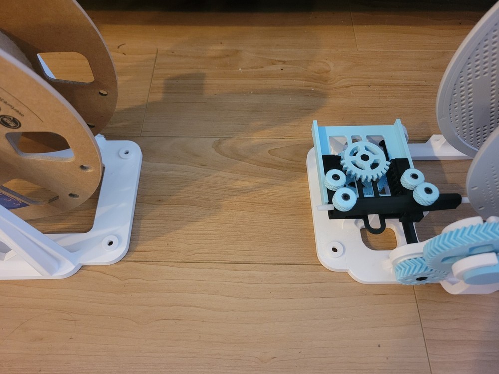 UPGRADED Universal 3D Filament Re-spooler/Transfer - Pre-assembled - Bambu Lab
