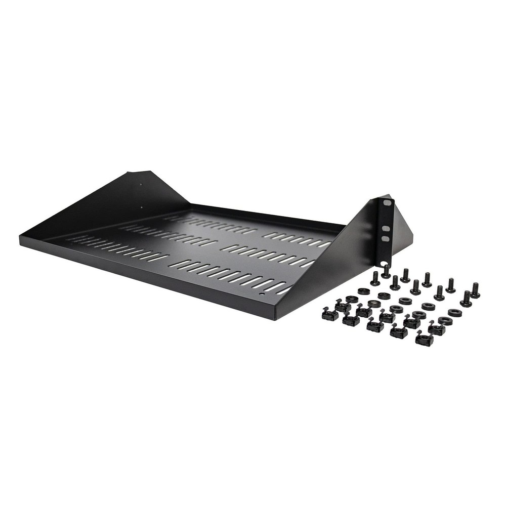 StarTech 2U Server Rack Shelf 19"x14" Universal Vented Cantilever Tray