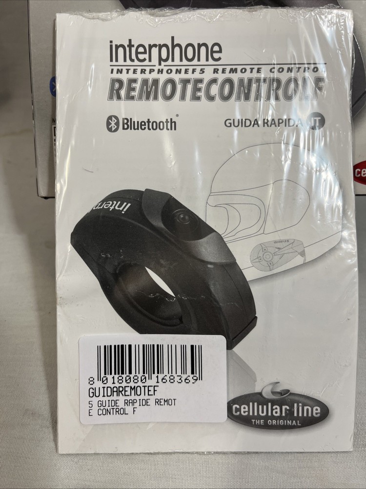 Black Wireless Bluetooth Media Button Remote Controller For Motorcycle Handlebar