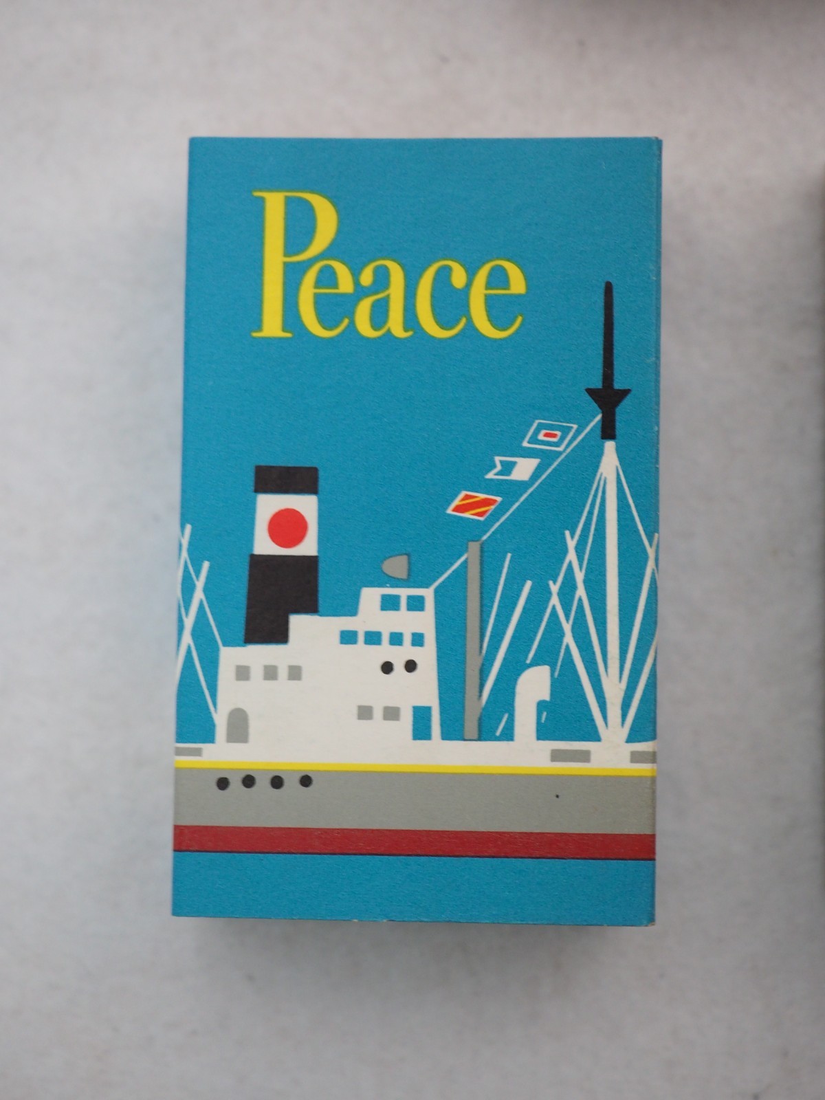 1960s Japanese Vintage Cigarette Package PEACE , 7 pcs, 16878