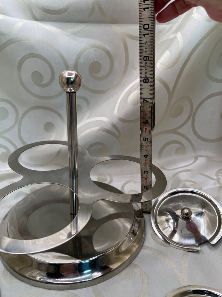 Stainless steel condiment pickle server