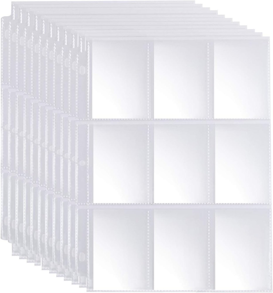 Trading Card Binder Page Protectors