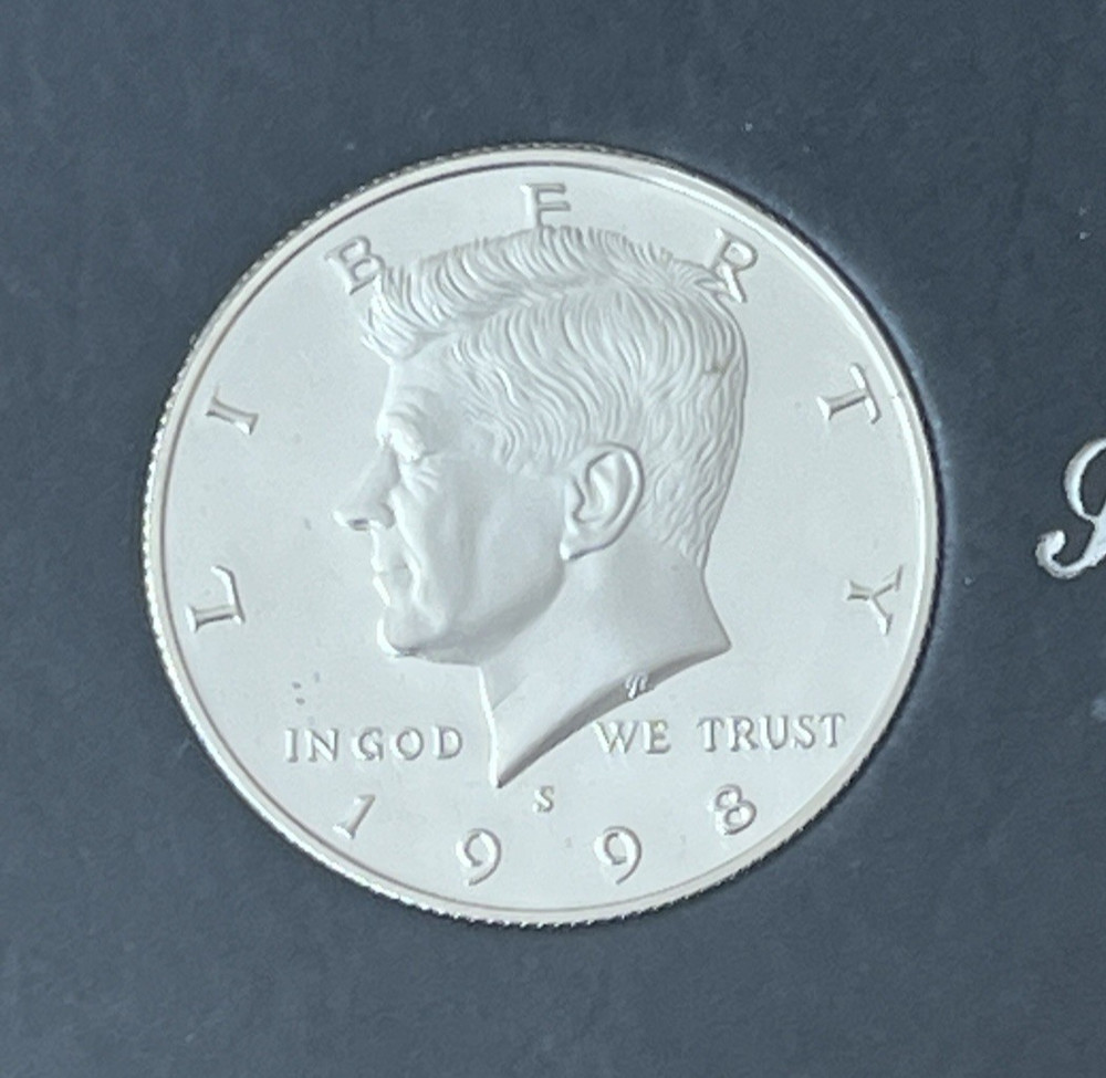 1998-S U.S. Mint Silver Proof Set [5 Coins]