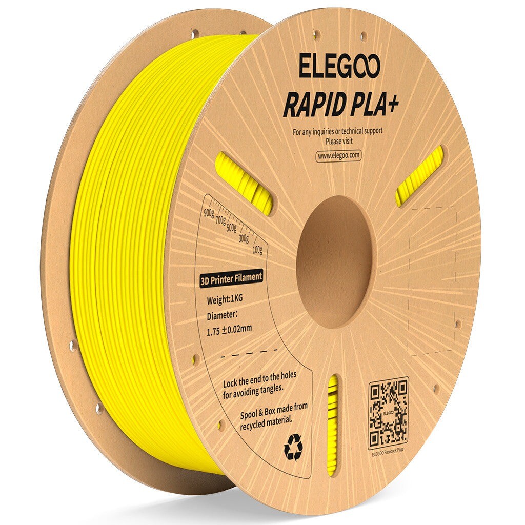 【Buy 6 Get 4 Free,Add 10】ELEGOO Rapid PLA+ 3D Printer Material Filament 1KG