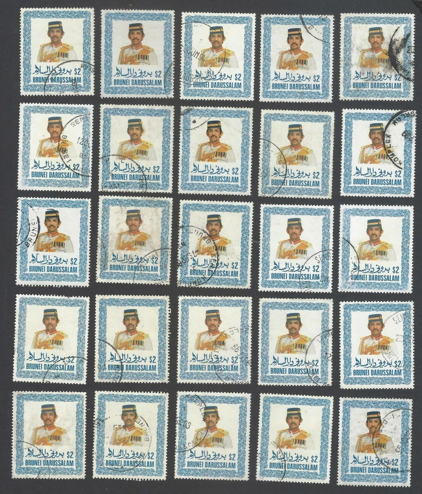 AOP Brunei #342 1985-86 $2 used x 50