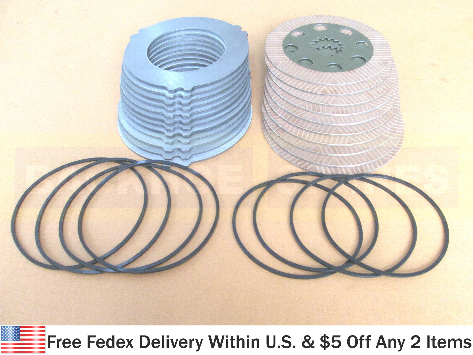 JCB PARTS - BRAKE FRICTION COUNTER PLATES & SEALS (PART # 458/20285 458/20353)