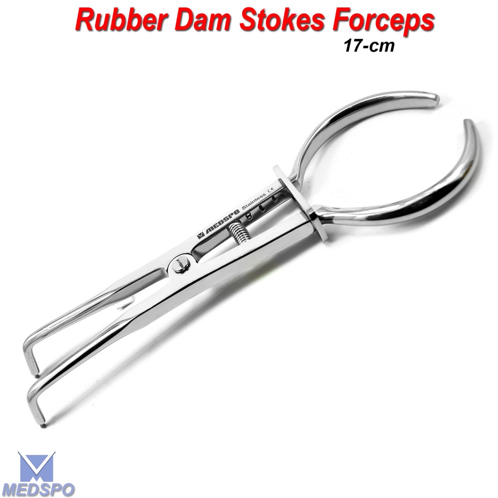 Dental Endodontic Rubber Dam Stokes Clamp Forceps Lab Instruments