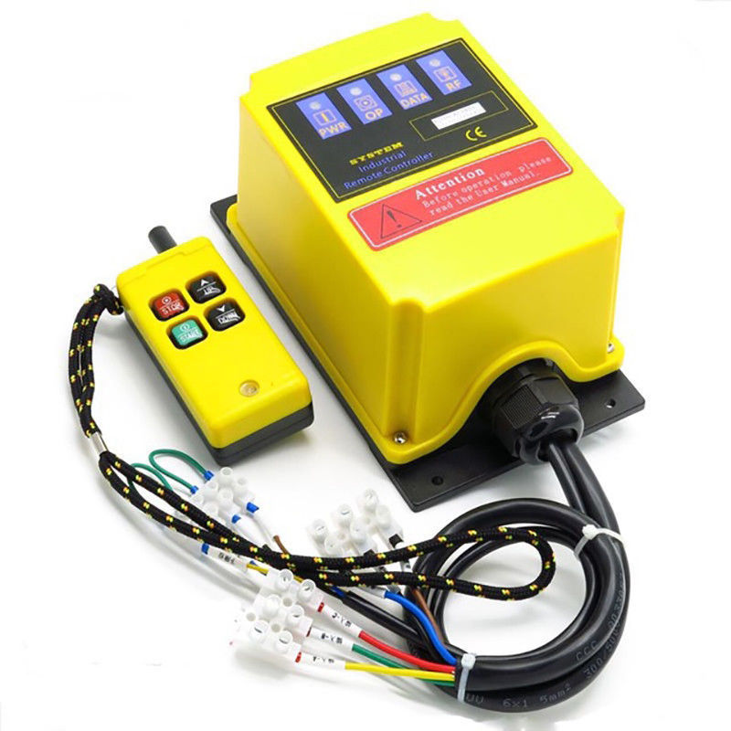 Industrial Remote Control Switch Crane Transmitter 4 Channels Built-in Contactor