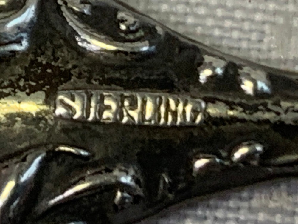 Antique Sterling Silver Ink Scraper 3.65g Writing Tool Corrector