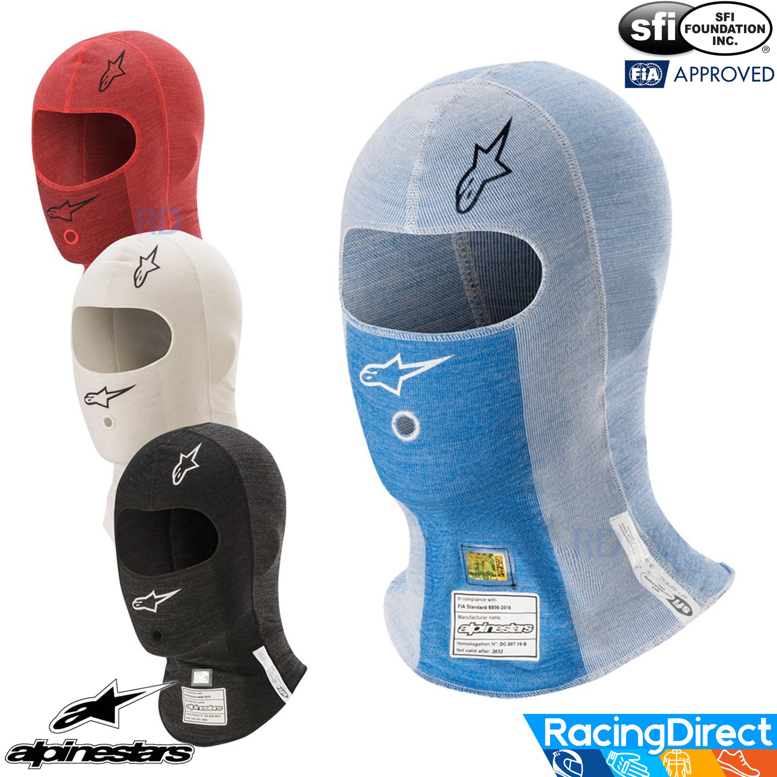 Alpinestars - ZX EVO v2 Balaclava - SFI 3.3 / FIA 8856-2018 Rated Headsock
