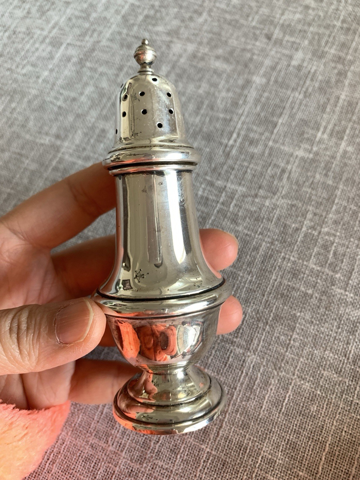 Vintage Gorham Sterling Silver Salt/Pepper Shakers 1113 4 1/2” Polished 70g