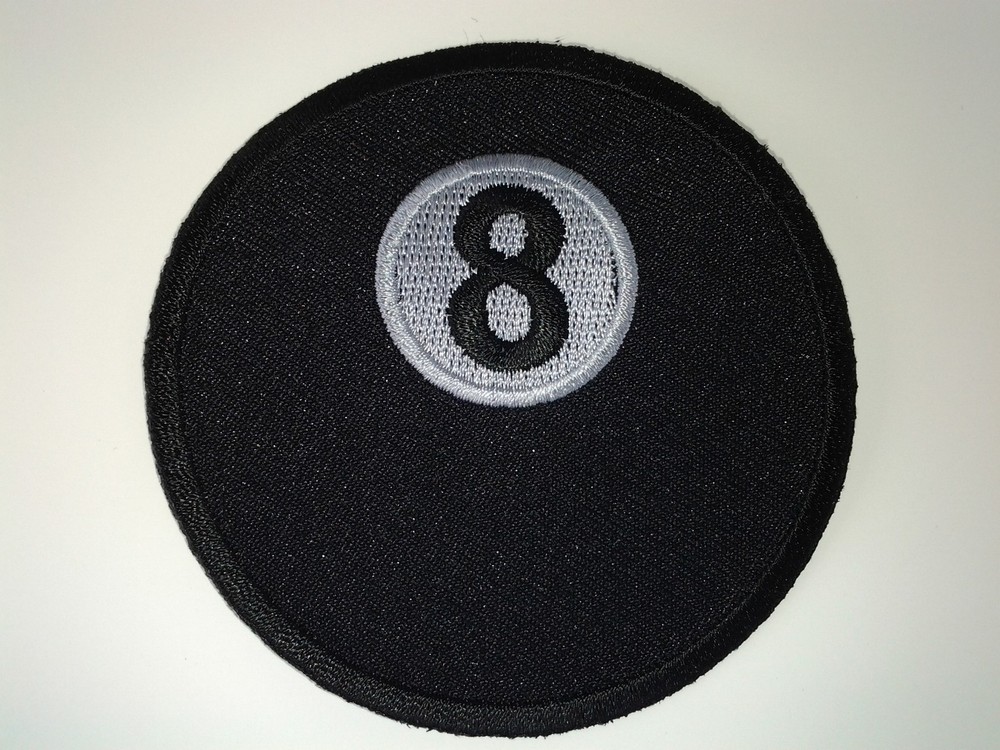 8 BALL Biker Patch P2568 E