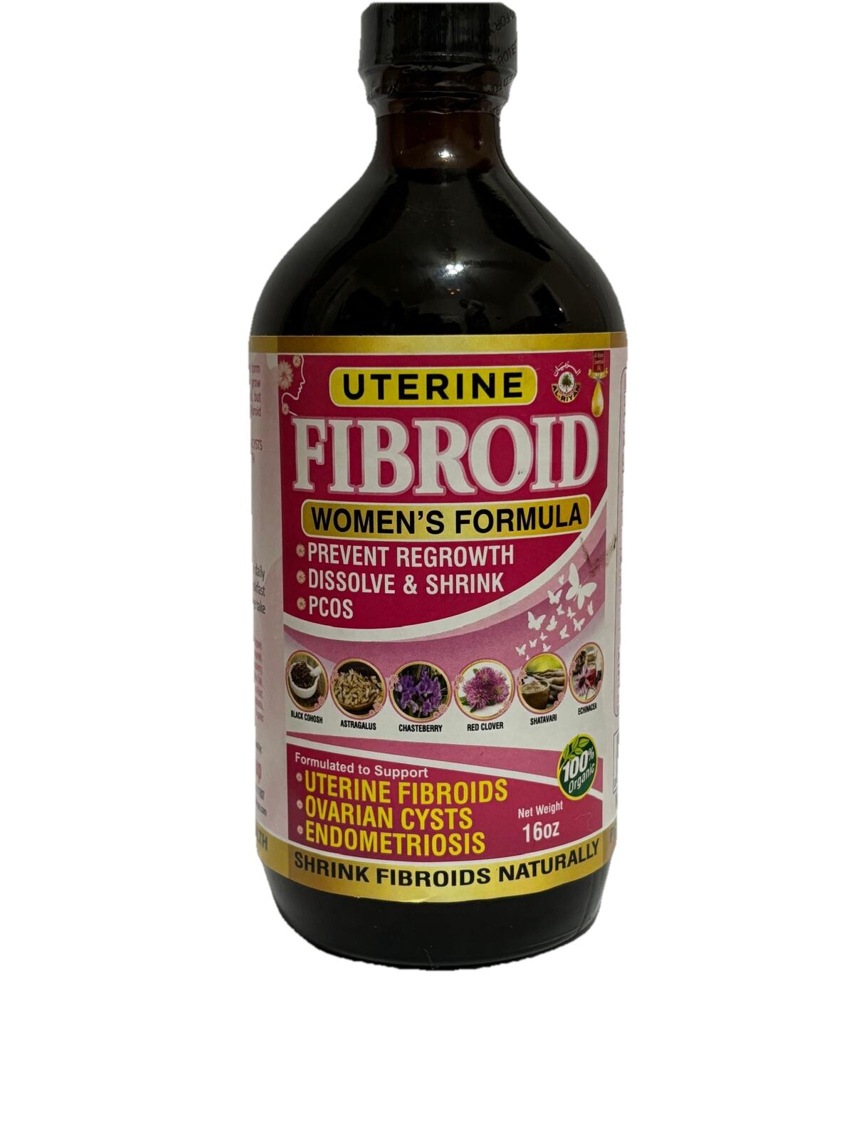 Organic Uterine Fibroid Women's Formula By Al-Riyan, 16 oz.