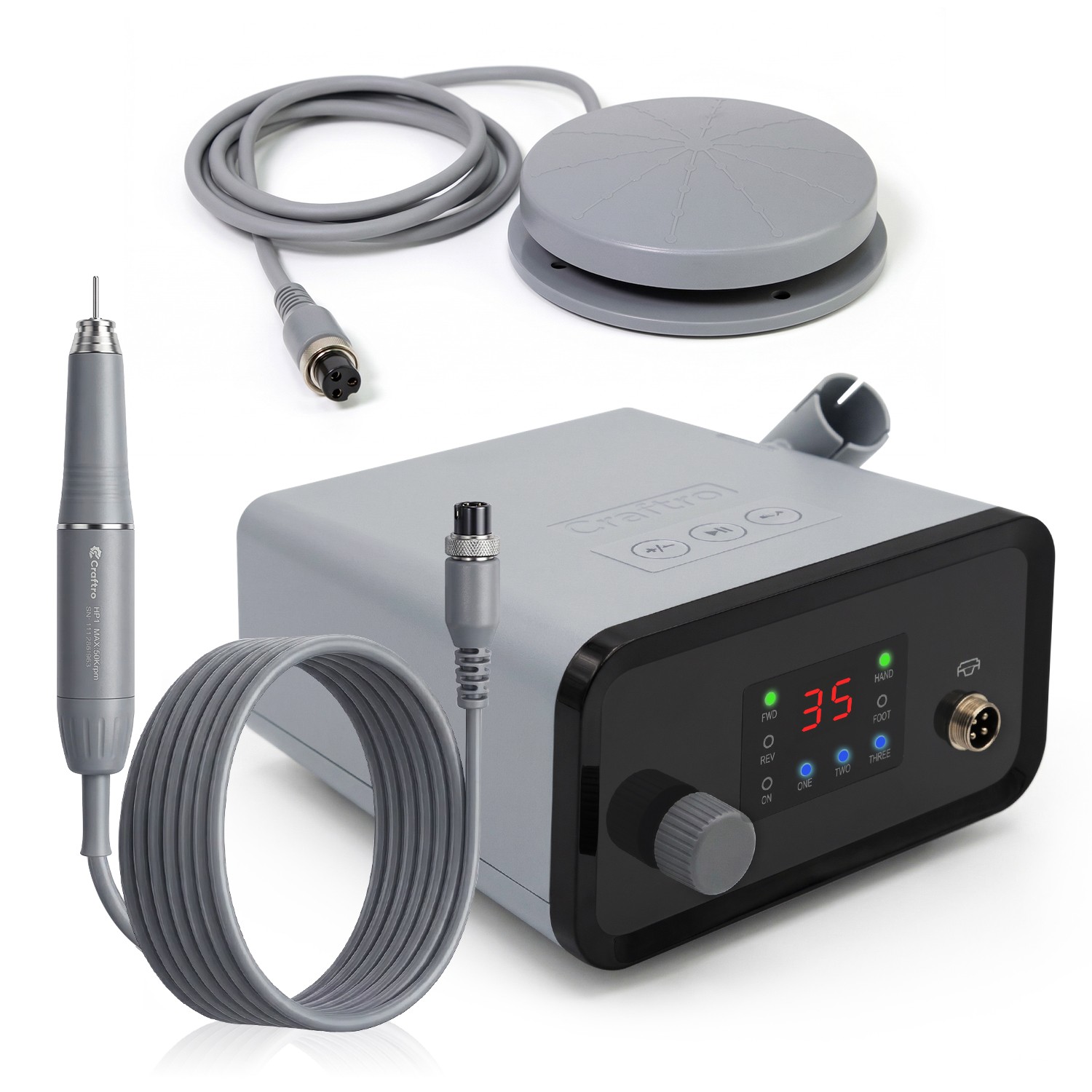 VK-MM2 Dental Lab Electric Micromotor Polishing Machine Unit 50K RPM Handpiece