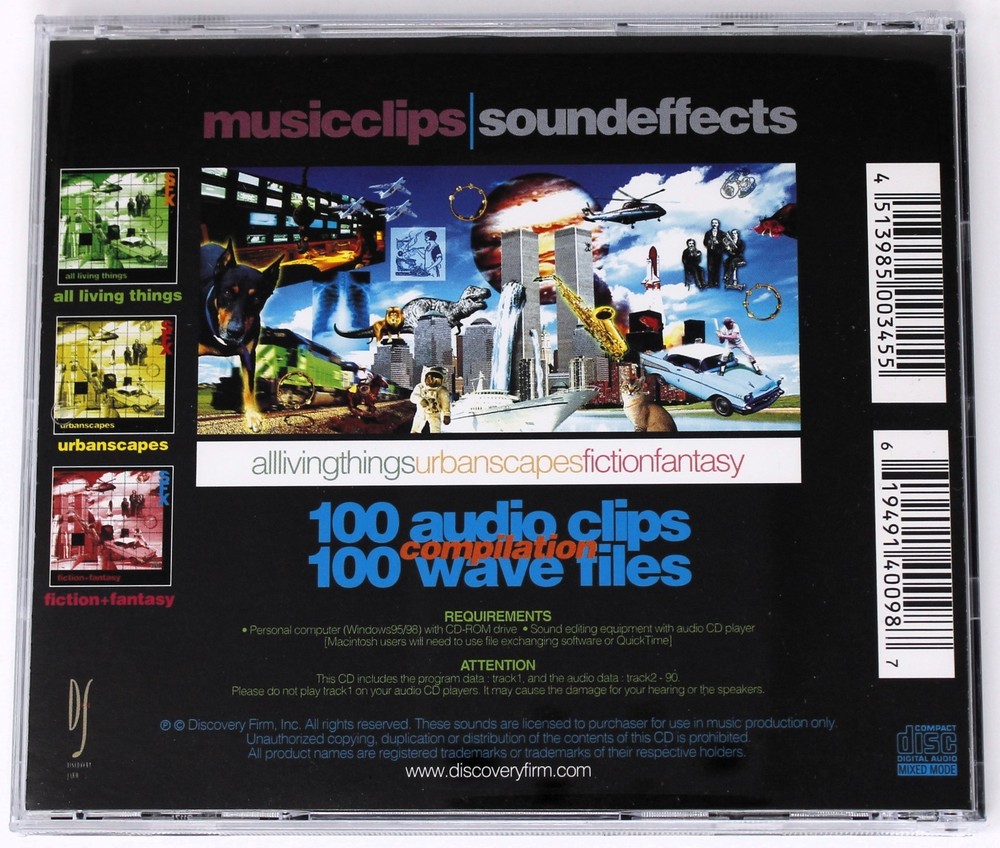 Discovery Firm Sound Complex Sample/Sound Library/Sampling CD