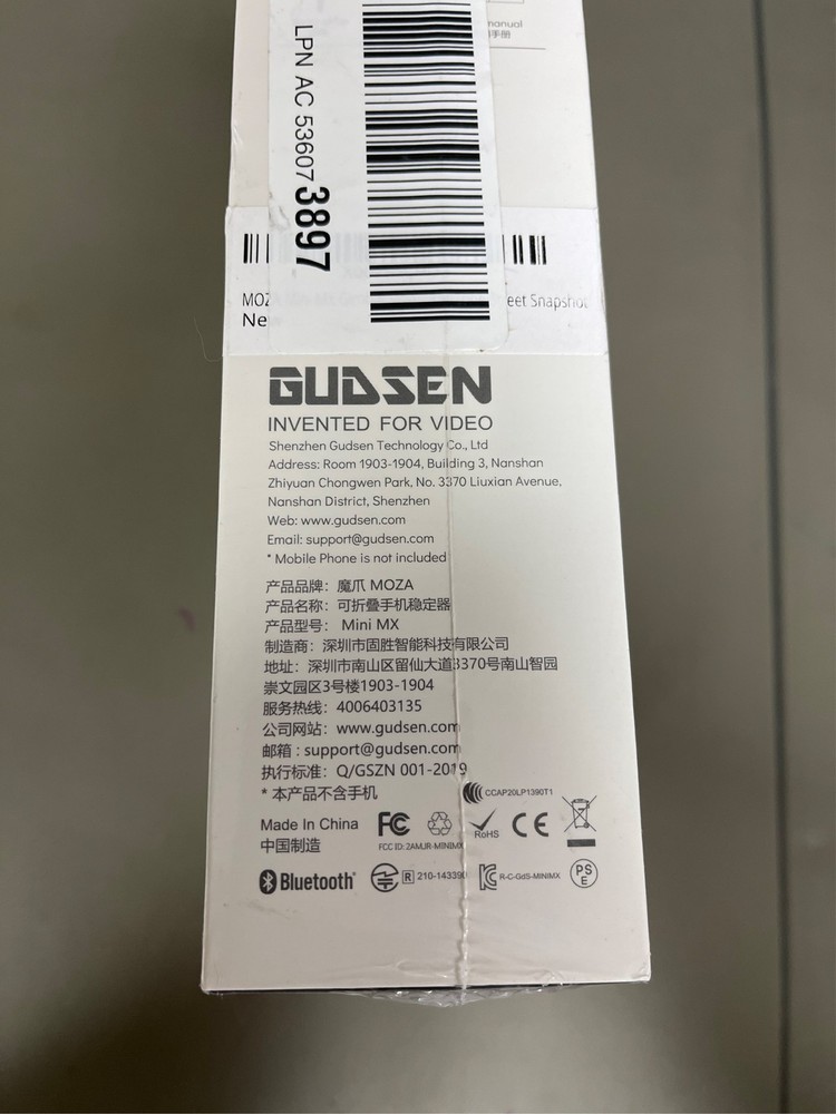 MOZA Mini-MX Gimbal Stabilizer 3-Axis Mobile Handheld Stabilizer Foldable Palmsi