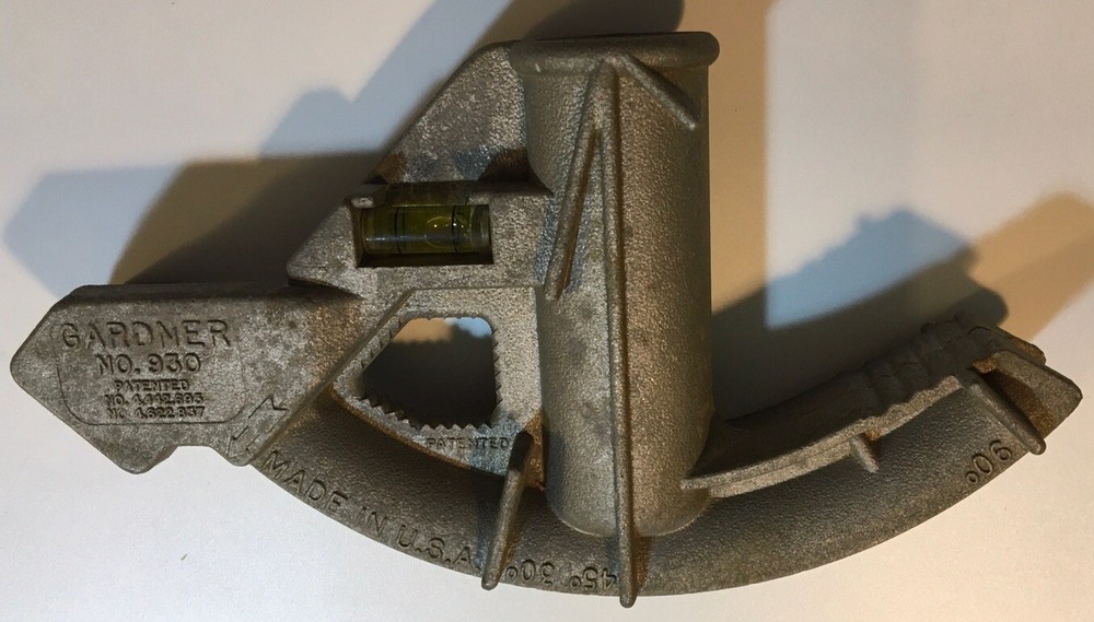 GARDNER NO 930 PIPE/CONDUIT BENDER WITH TWO LEVELS