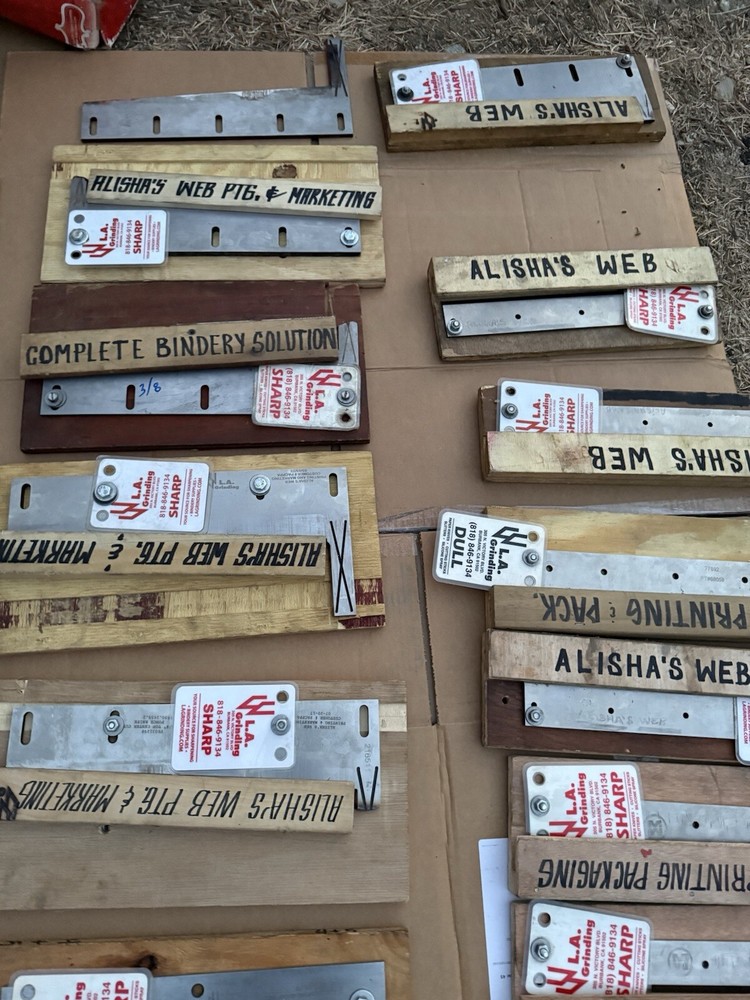 Muller  Martini Stitcher Knifes