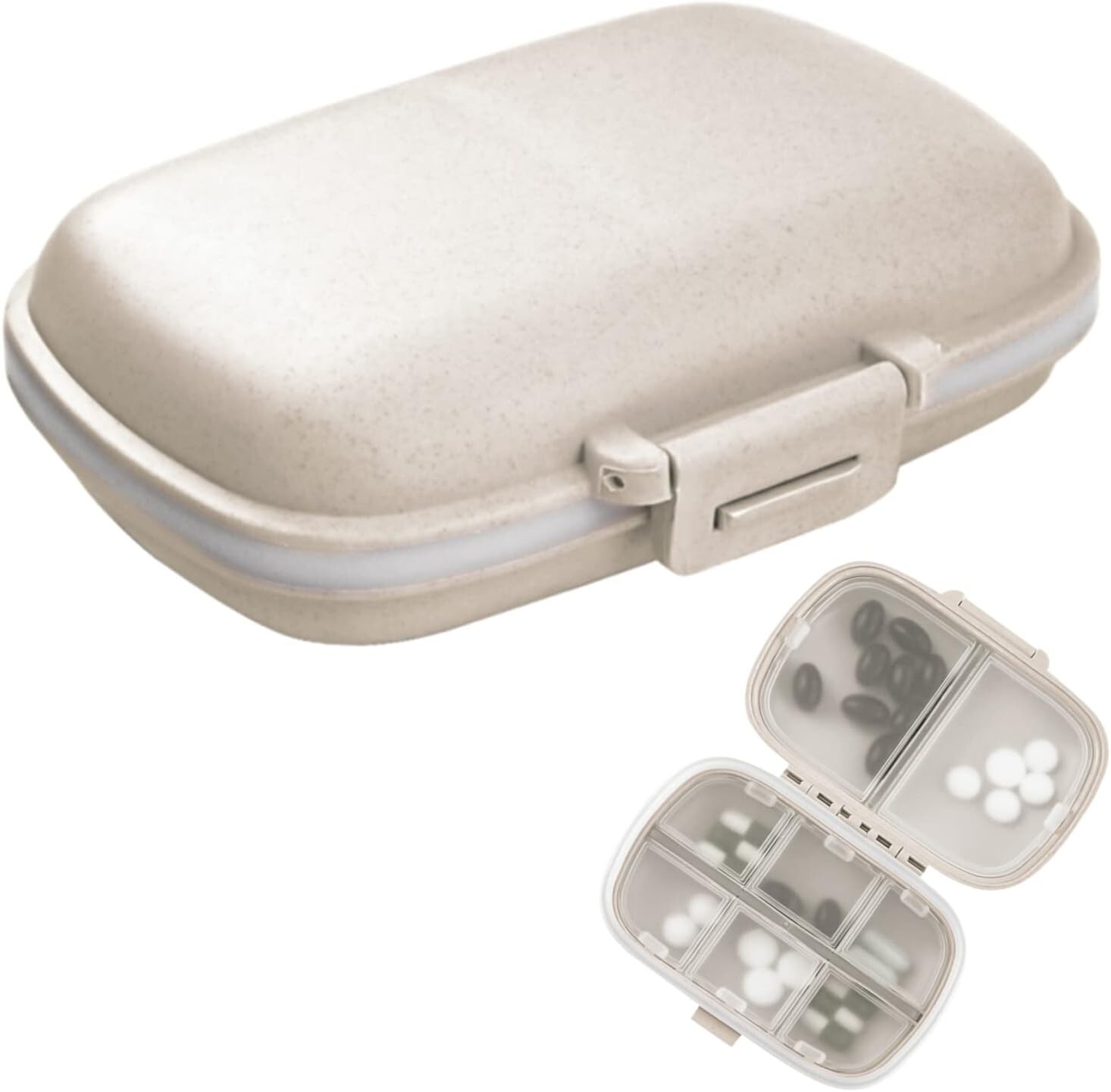 Pill Organizer Container Small Travel Pill Box Daily Pill Case Medicine Holder