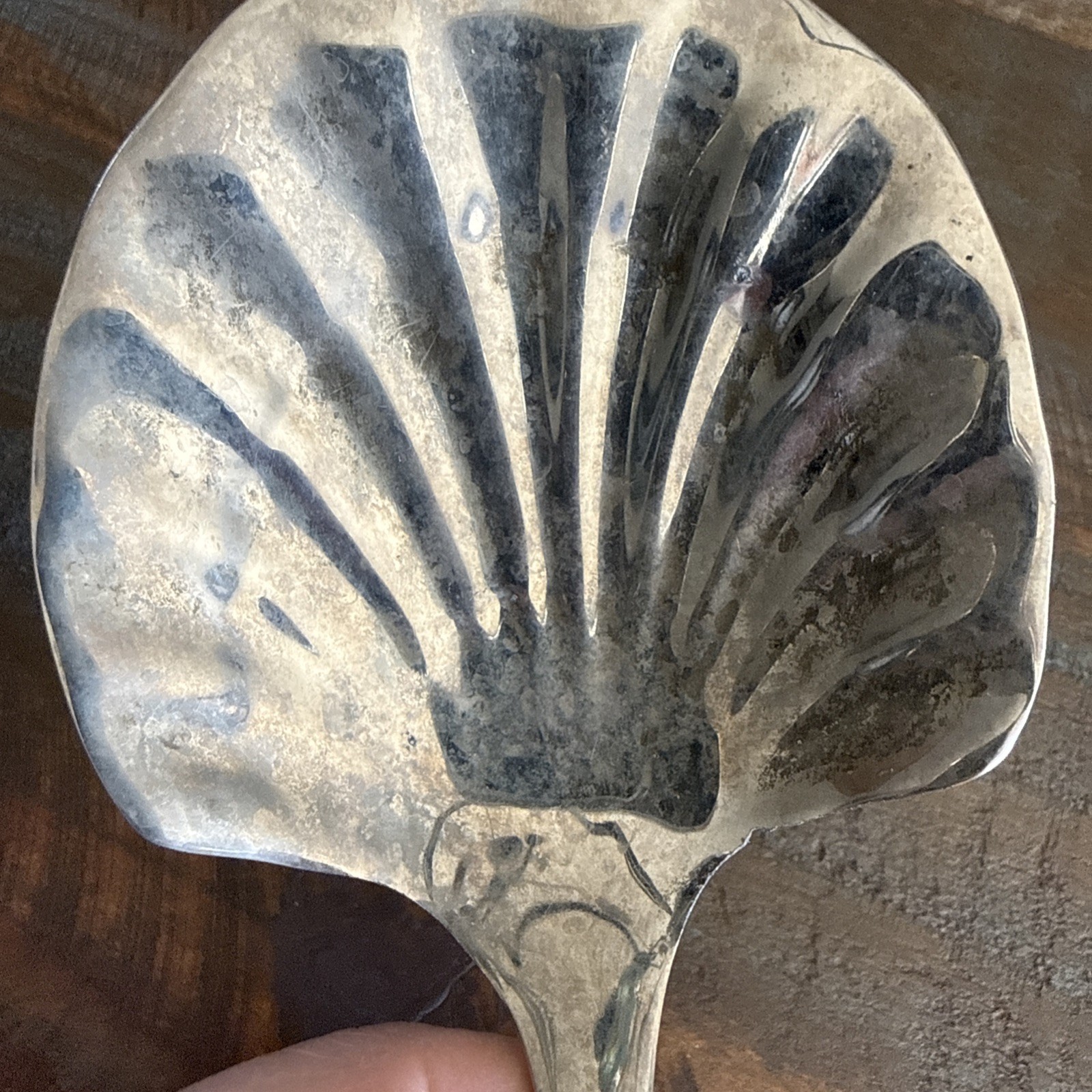 Vintage International Silver Co SilverPlated Serving Spoon - B5