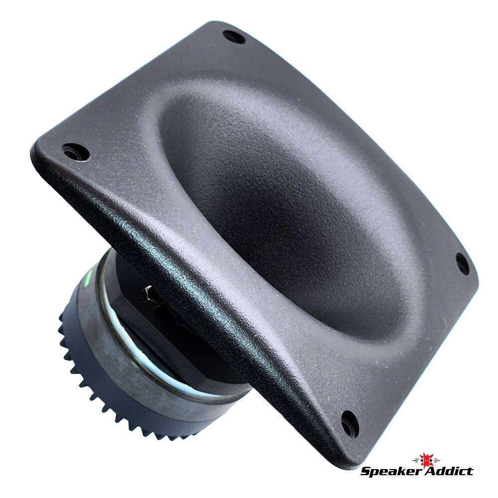 PAIR - Compression Driver Horn Tweeter Elliptical 7x7 waveguide 1.3" 8ohm Ti dia