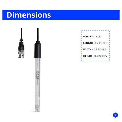 Bluelab PROBPH pH Probe, Replacement Probe with BNC Fitting, Easy Calibration
