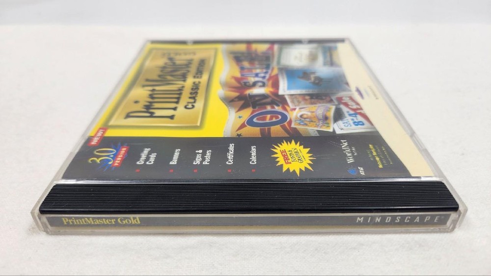 Mindscape Print Master Gold Classic Edition 3.0 Version PC CD-ROM