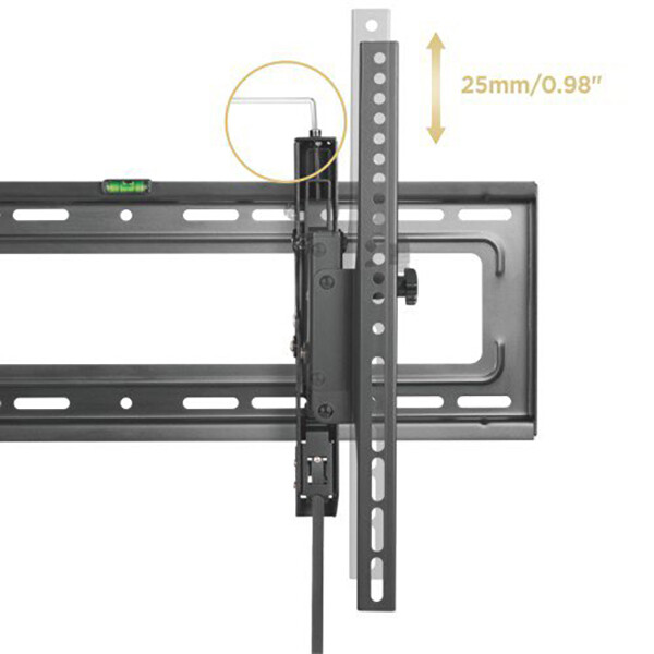 Micro Level Adjust Swivel Extendable Lockable TV Wall Mount Bracket up to 80"