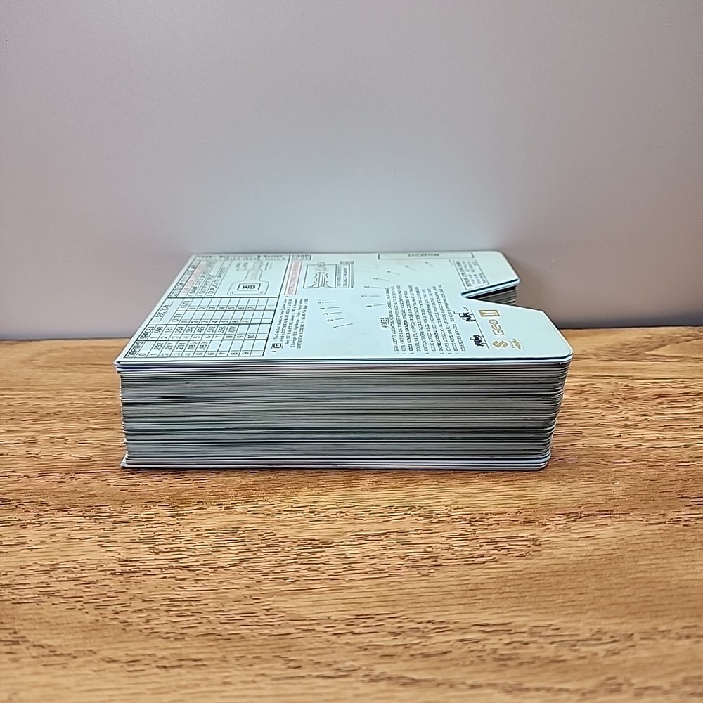 74 Locksmith Vtg Car Auto & Motorcycle Key Code Cards HPC Continental Micro Inc
