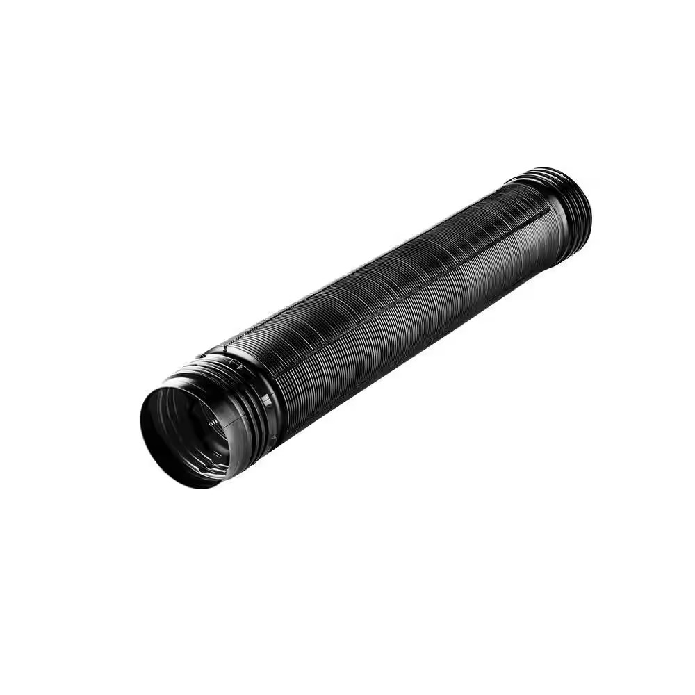 FLEX Drain 4 In. X 8 Ft. Black Copolymer Perforated Drain Pipe