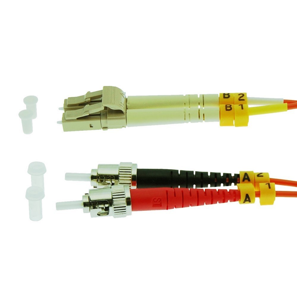 7M ST-LC Duplex Fiber Optic Multimode 62.5/125 Optical Patch Cable Cord Orange