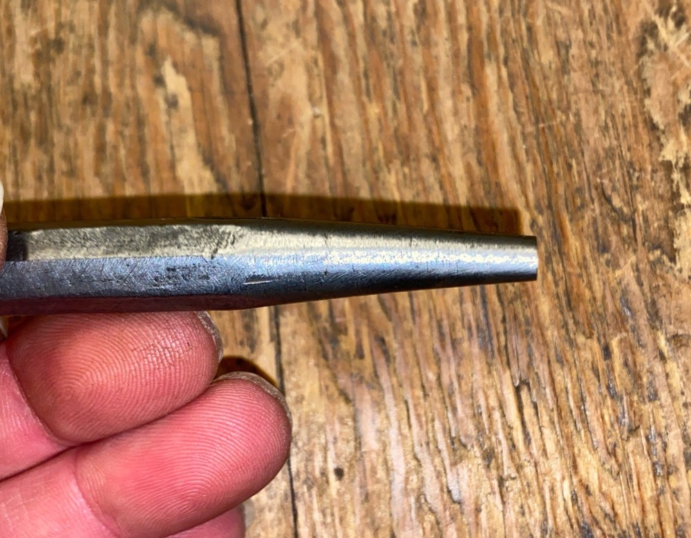 WW2 5” CENTRE PIN PUNCH MILITARY ENGINEERS BROAD ARROW DATED 1944 OLD TOOLS