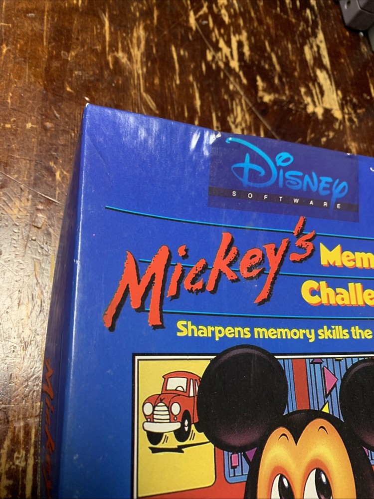 Disney Mickey’s Memory Challenge Vintage Computer 3.5” Game Disk -IBM, PC, Tandy