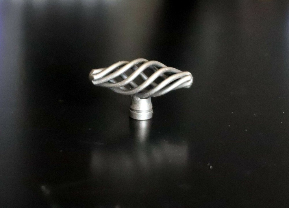 Cabinet Pulls/Knobs. Two styles in Brushed Satin. 35 total. Screws Included.