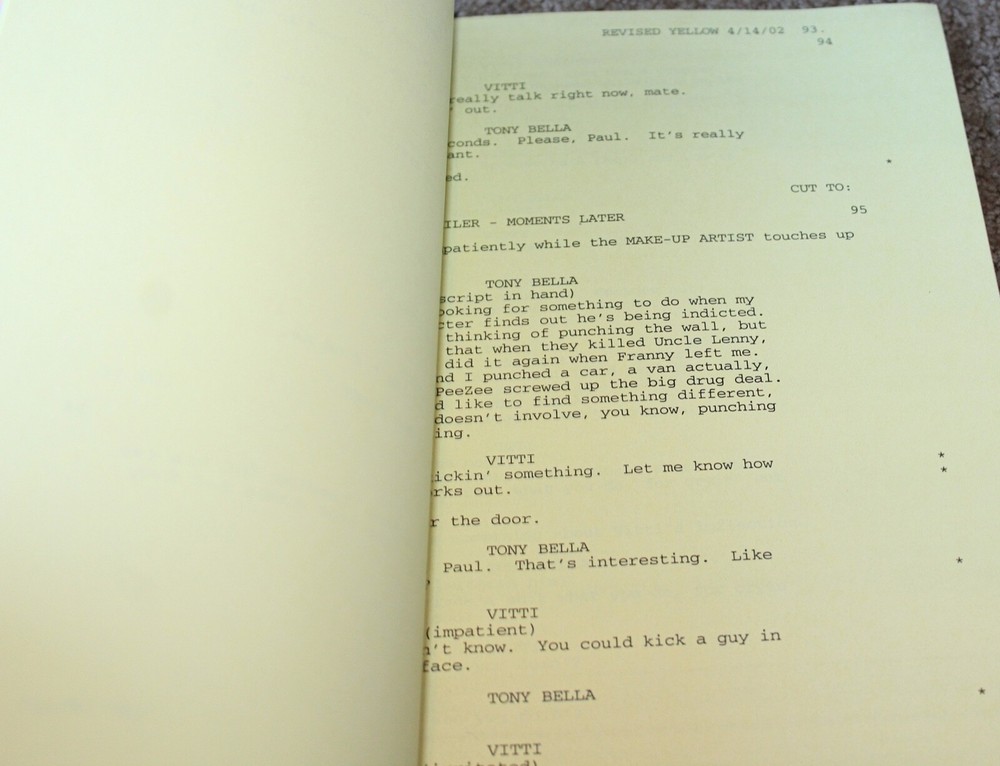 ANALYZE THAT Movie Screenplay Script HAROLD RAMIS ROBERT De Niro