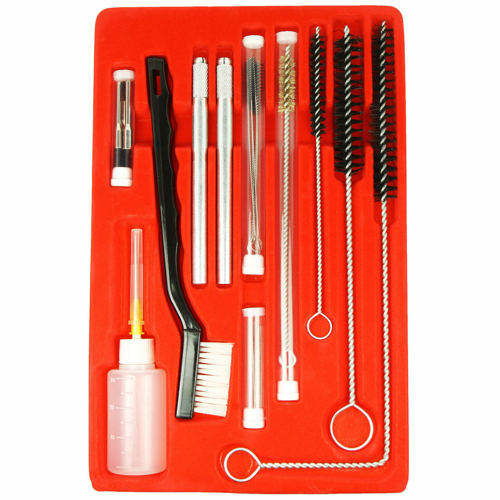 Gun Cleaning Kit 23pcs Airbrush Air Spray Gravity Paint Mini HVLP Detail Set