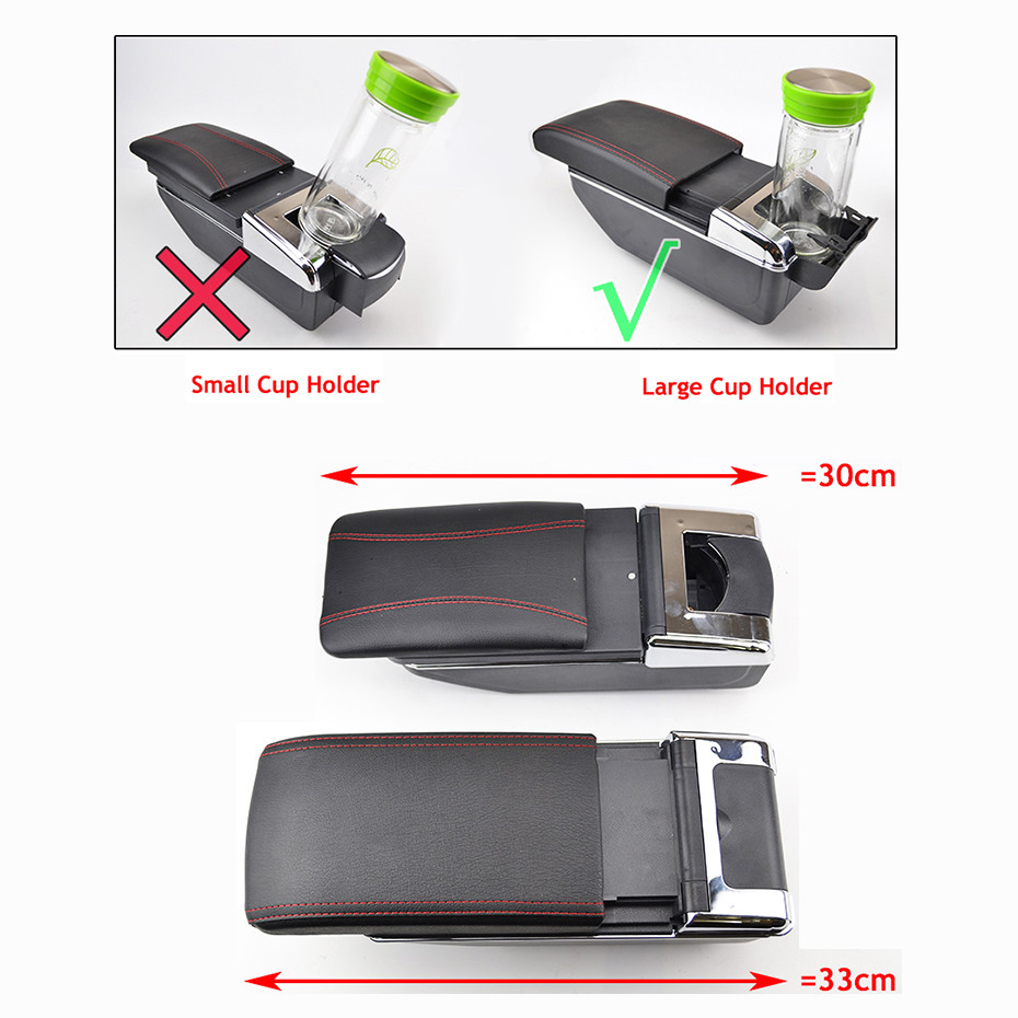 Arm Rest Armrest Console Centre Storage Box Tray For Mazda CX-3 2015-2018