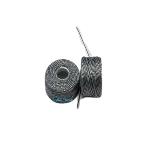 A&E Anefil Nylon Prewound Small Bobbins Grey T-135