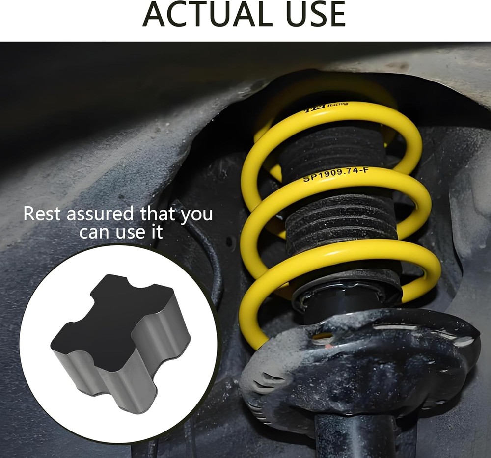 4PCS Rubber Coil Spring Spacers,Heavy Duty Front Booster Kit