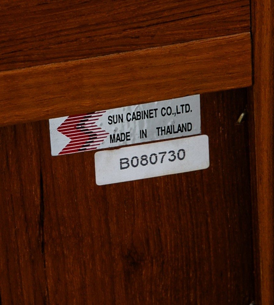 Mid Century Danish Modern Gentlemans Chest Dresser 7 Drawer Teak Vanity Denmark