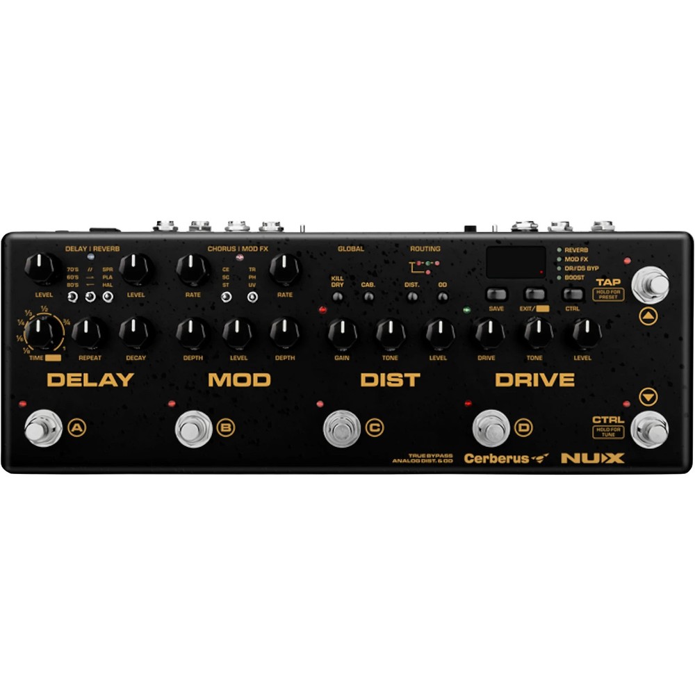 NUX Cerberus Multi-function Guitar Effect Pedal Analog Overdrive, Distortion...