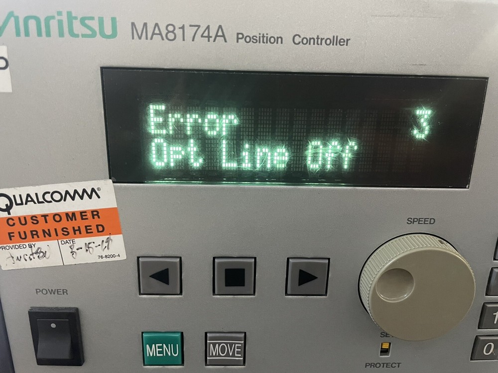 Anritsu MA8174A Position Controller *PARTS