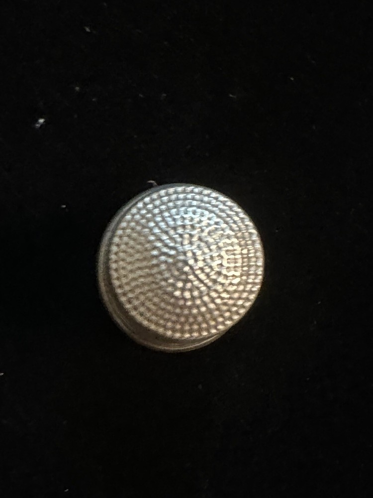 Vintage Sterling Silver Thimble 8