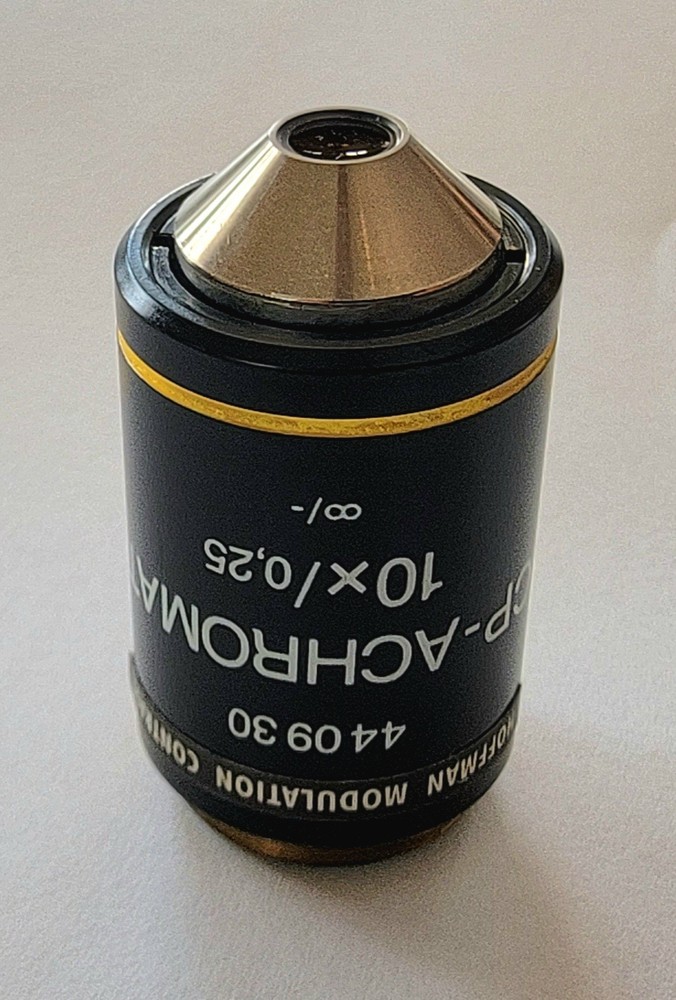 Zeiss CP-Achromat 10x Hoffman Modulation Contrast Microscope Objective