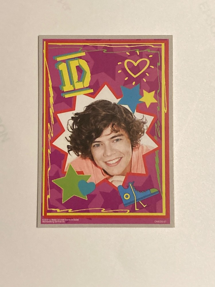 One Direction Harry Styles Rare Vending Machine Sticker