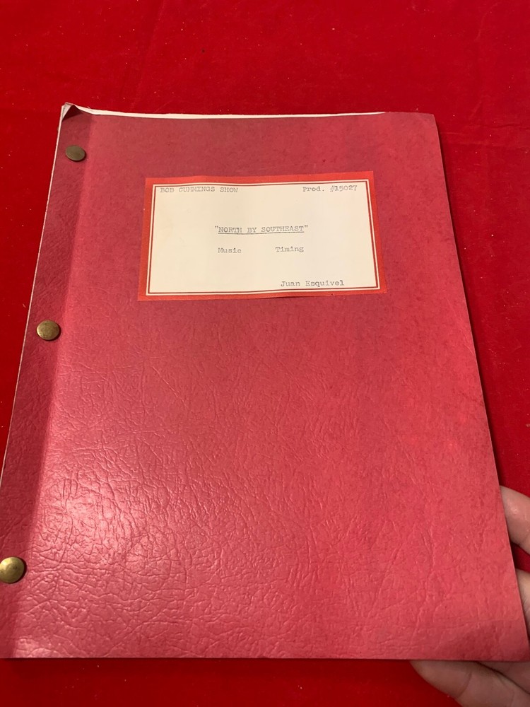 BOB CUMMINGS SHOW AUTHENTIC EPISODE SCRIPT "NORTH BY SOUTHWEST"