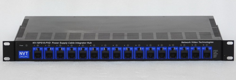 NETWORK VIDEO TECHNOLOGIES NV-16PS10-PVD POWER SUPPLY CABLE INTEGRATOR HUB