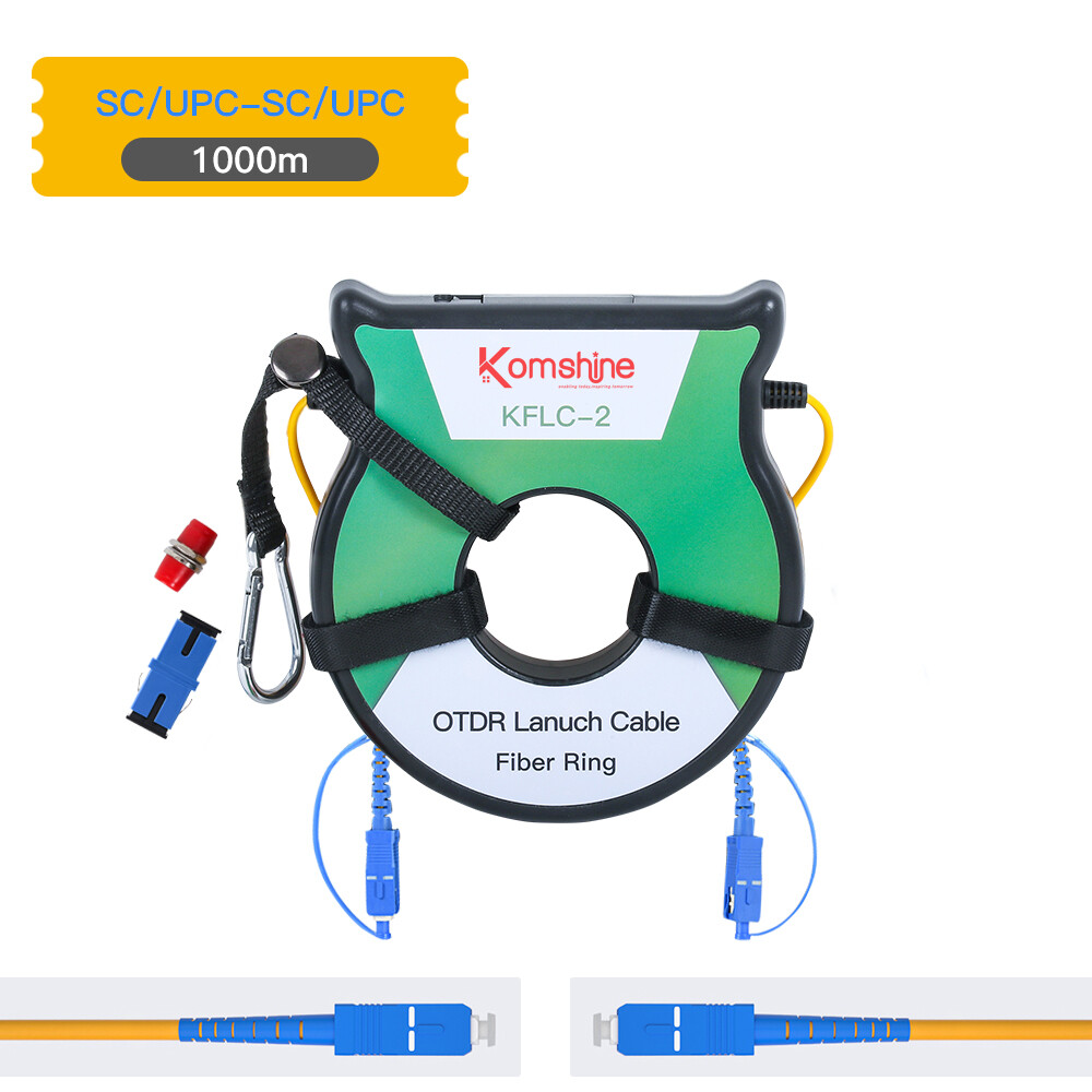 KomShine SM OTDR Launch Cable Ring SingleMode 1000m, OTDR Dead Zone Eliminator