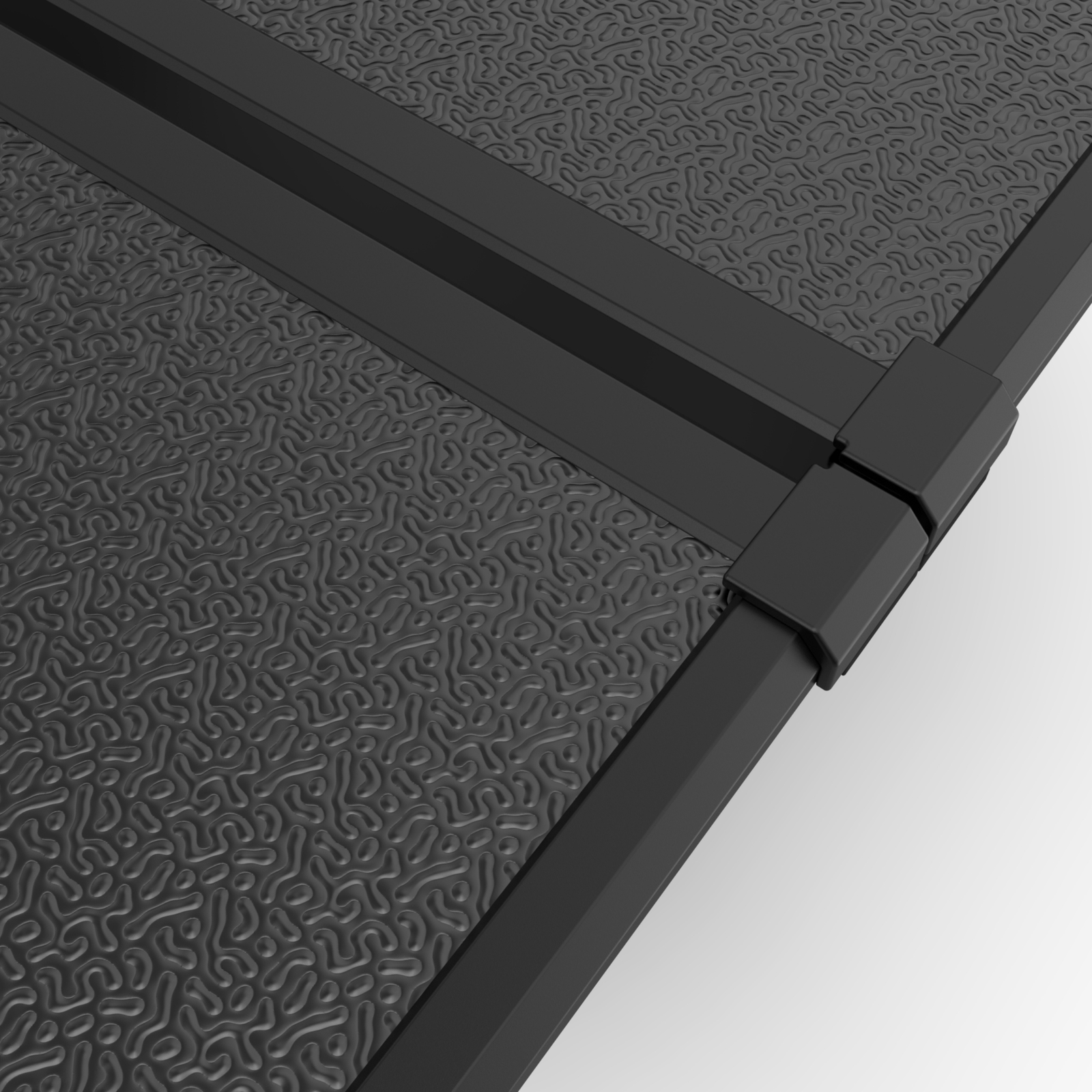 5.5FT 4-Fold Hard Solid Tonneau Cover For 2014-2024 Toyota Tundra Truck Bed