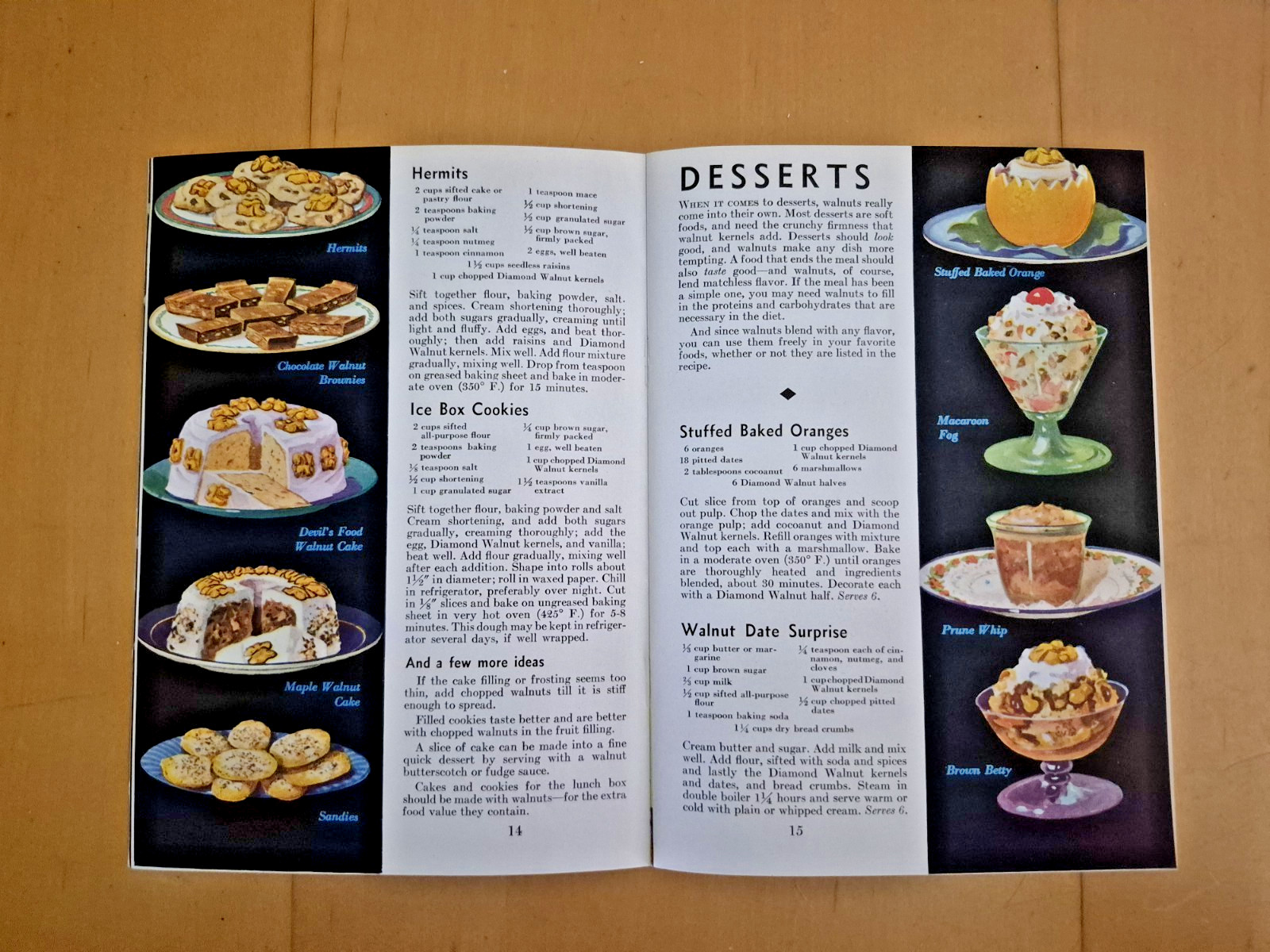 Vintage 1935 Diamond Walnuts TO WIN NEW COOKING FAME JUST ADD WALNUTS Booklet